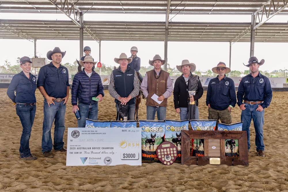 Australian Championships Novice Placegetters